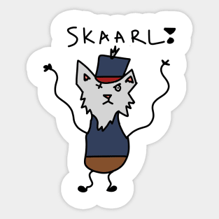 skaaaaaaarl Sticker